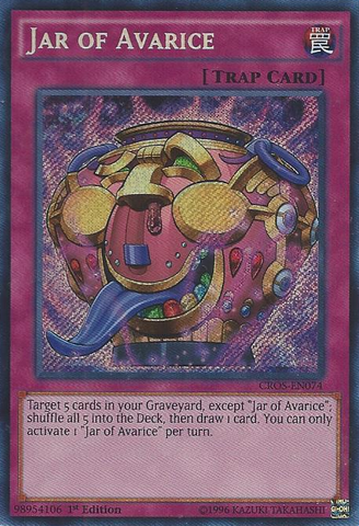 Jar of Avarice [CROS-EN074] Secret Rare