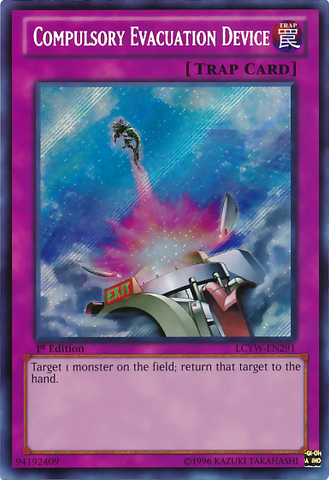 Compulsory Evacuation Device [LCYW-EN291] Secret Rare