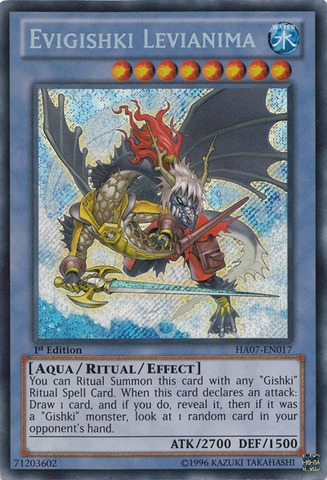 Evigishki Levianima [HA07-EN017] Secret Rare