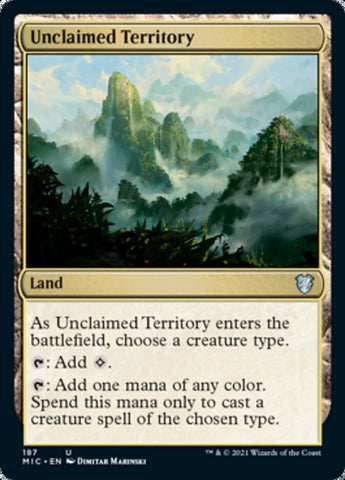 Unclaimed Territory [Innistrad: Midnight Hunt Commander]