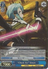 "Check Six" Sinon (SAO/SE23-E32 C) (Parallel Foil) [Sword Art Online II]