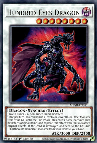 Hundred Eyes Dragon [MZMI-EN051] Rare