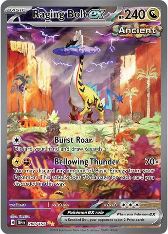 Raging Bolt ex (208/162) [Scarlet & Violet: Temporal Forces]