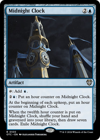 Midnight Clock [Outlaws of Thunder Junction Commander]