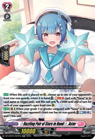 Dazzling Pair of Stars in Hand, Aster (DZ-LBT01/027EN) [Lyrical Monasterio Sparkling Stars!]