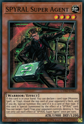 SPYRAL Super Agent [CYHO-ENSE1] Super Rare