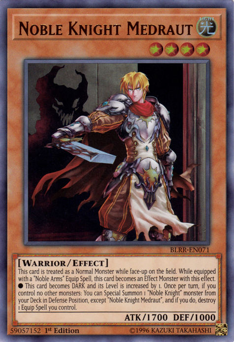 Noble Knight Medraut [BLRR-EN071] Ultra Rare