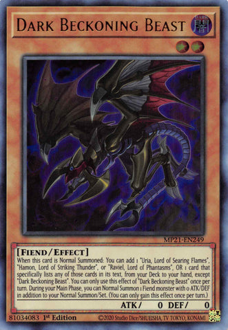 Dark Beckoning Beast [MP21-EN249] Ultra Rare