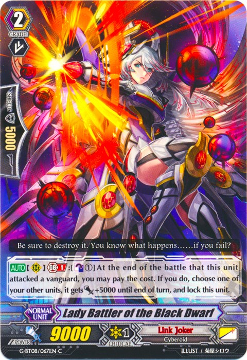 Lady Battler of the Black Dwarf (G-BT08/067EN) [Absolute Judgment]