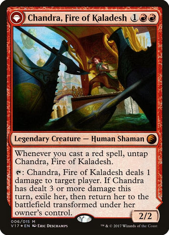 Chandra, Fire of Kaladesh // Chandra, Roaring Flame [From the Vault: Transform]