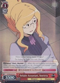 Reliable Accountant, Henrietta (LH/SE20-E13 U) (Alternate Art Foil) [LOG HORIZON]