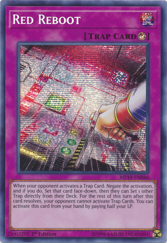 Red Reboot [MP19-EN046] Prismatic Secret Rare