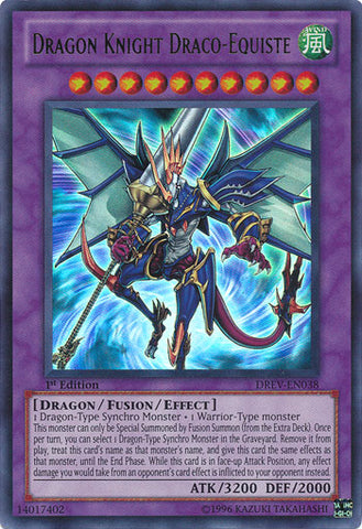 Dragon Knight Draco-Equiste [DREV-EN038] Ultra Rare