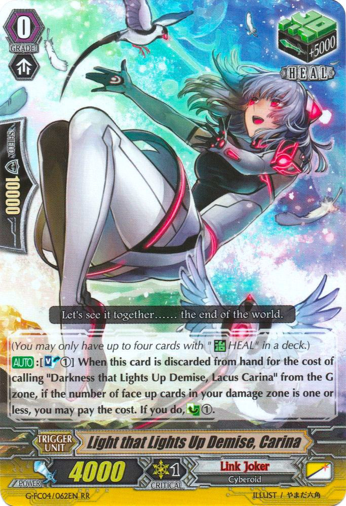 Light that Lights Up Demise, Carina (G-FC04/062EN) [Fighters Collection 2017]