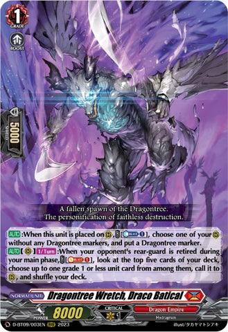 Dragontree Wretch, Draco Batical (D-BT09/003EN) [Dragontree Invasion]