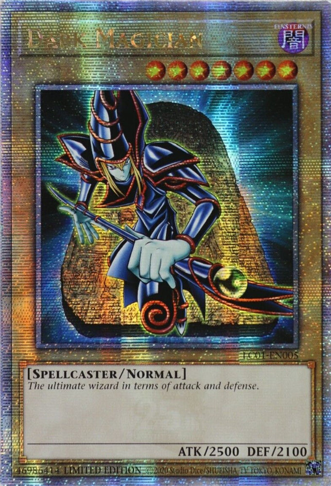 Dark Magician (25th Anniversary) [LC01-EN005] Quarter Century Secret Rare