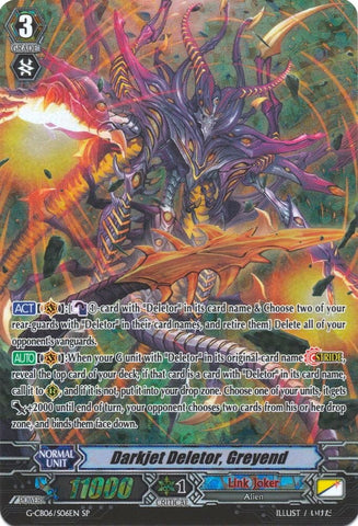 Darkjet Deletor, Greyend (G-CB06/S06EN) [Rondeau of Chaos and Salvation]